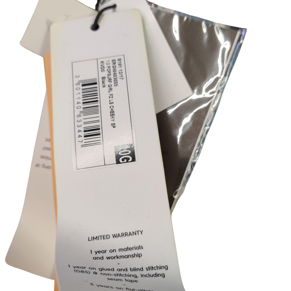 ROXY- NWT -1mm POP Surf - Long Sleeve Front Zip Bikini Cut Shorty - Picture 3 of 3